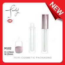 Tubo Lipgloss quadrado arredondado